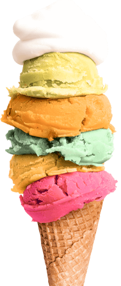 very big tower icecream